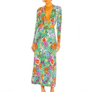 Assi Dress by AFRM, Green Vintage Floral